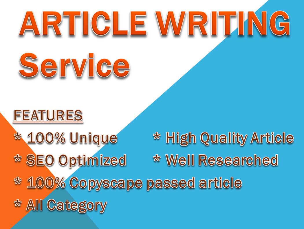 500 words article writing Recommended for SEO for $4 - SEOClerks