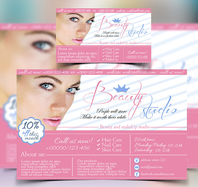 Great OFFER Free Business Card Beautiful Web Banner For