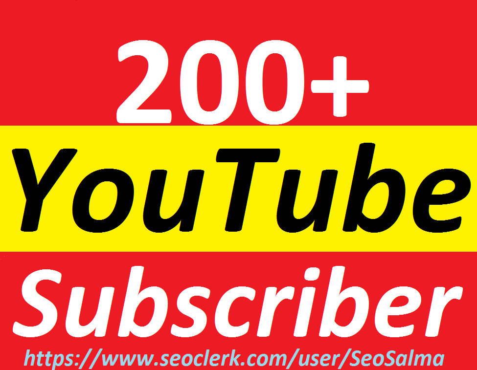 Add 250+ Non Drops YouTube Subscribers fast for $1 - SEOClerks