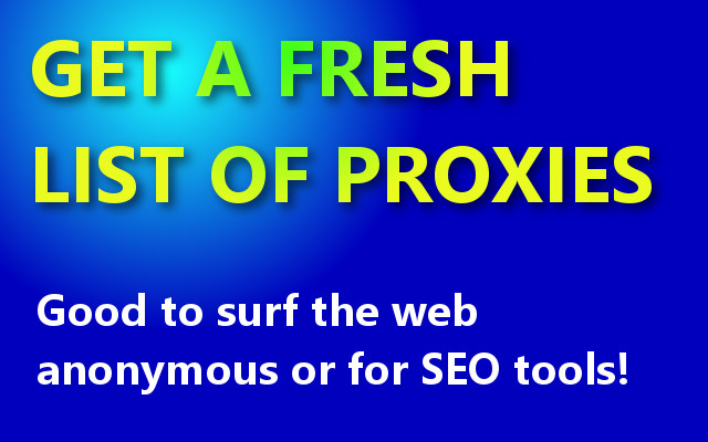 free proxies list