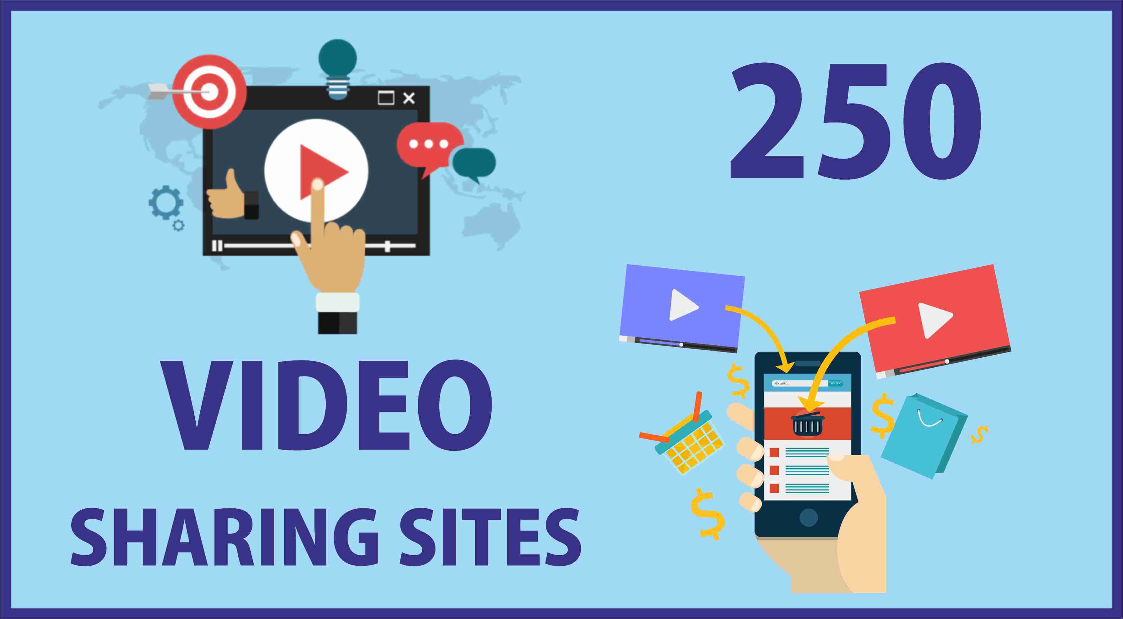 250  Video Sharing Sites for $1 pic