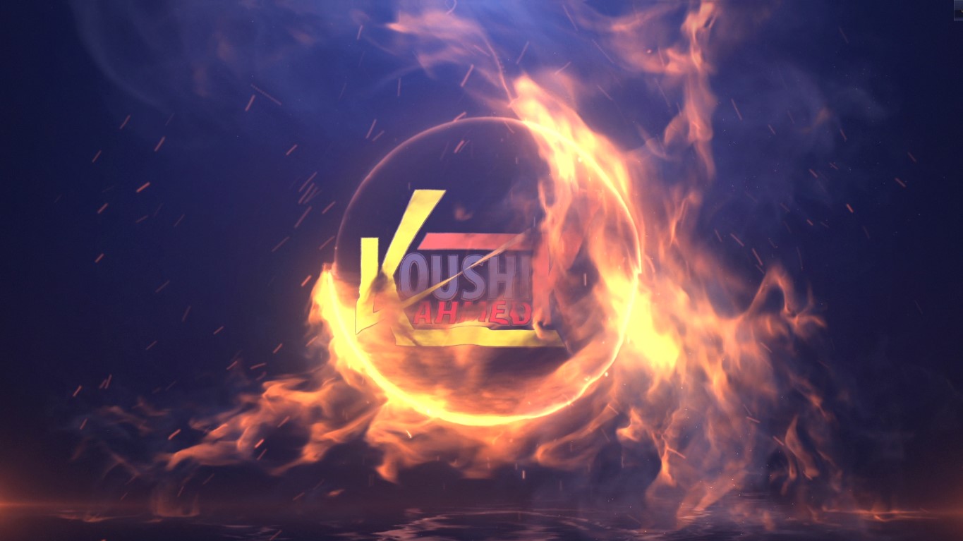 Create 2 Amazing Fire Video Intro Animation For 5 - 