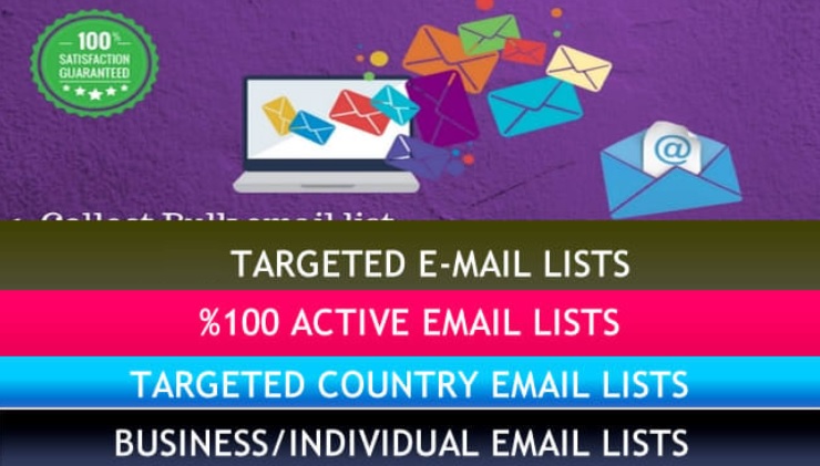 Find targeted 1000 email lists for your business niche, B2B