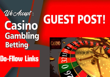 Dominate Ranking on 1 Page with 10 Casino Accepted Guest post sites Dofollow sites with Traffic 