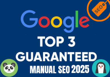 GOOGLE TOP 3 GUARANTEED - Premium SEO Service