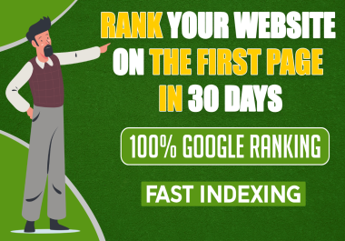 Guaranteed Top google Ranking with 30 days Drip feed High-Authority DoFollow SEO Backlinks