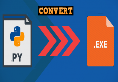 convert your python script into an executable file Py to exe