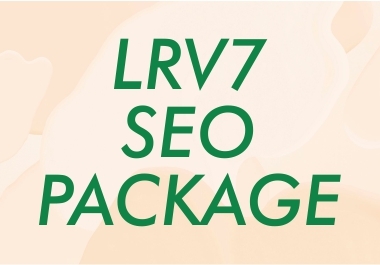 LRV7 SEO PACKAGE - Boost Your Ranking to the TOP on Google - ALL IN ONE SEO PACKAGE