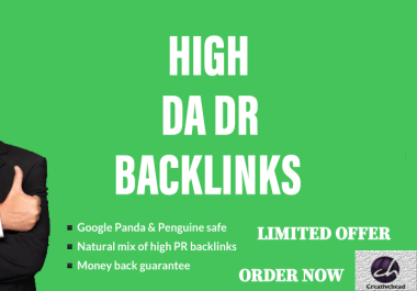 100+ High DA DR Backlinks from top sites only