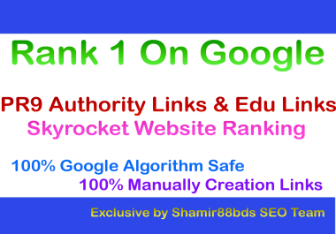 60 PR9 Auuthority Links & 15 Eddu Links to Skyrocket Website