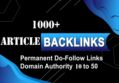 i will get you 1000+ article live links from 200 different websites