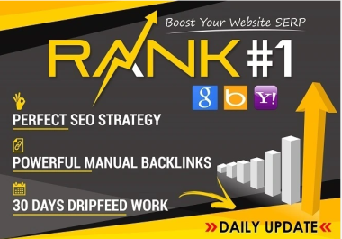 Rank Your Website in Search Engine within 60 Days & Manual SEO Backlinks - PREMIUM