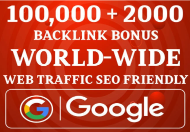 100,000 Niche Targeted Web Visitors Traffic (Real, Organic and Unique IP) and Backlinks