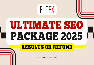 Ranking Improvements OR Full Refund With Live Rank Tracker Ultimate CUSTOM SEO PACKAGE 2025. 