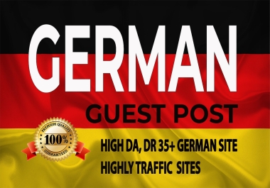 Publish 2 German Guest Post with Dofollow High Organic Traffic and Indexed Links