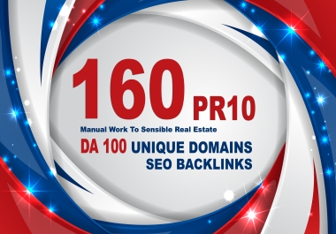 Create 160 Unique SEO PR10 Contextual Backlinks with High DA 100 Sites