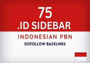 Get Powerful 75 Indonesia. ID PBN Sidebar Permanent Homepage Backlinks