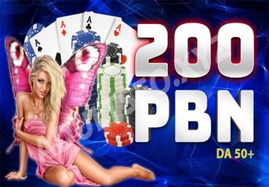 PBN DA50+ Backlinks for Casino, Judi, Poker, Gambling sites