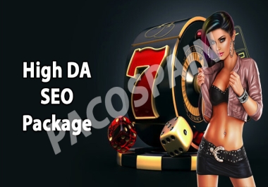 DA SEO Package For Casino & Adult Websites - 325 backlinks