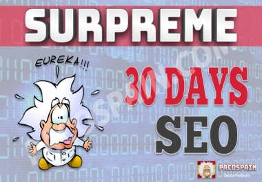 Supreme 30 Days SEO Package 2 Phases - Search Engine Ranker
