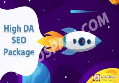 Fast and effective High DA SEO Package