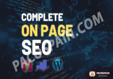 Complete ONPAGE SEO optimization for your Website