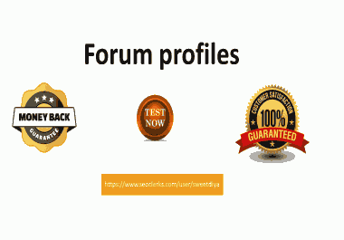 Get 1000 Forum profiles delivered within 24 hrs