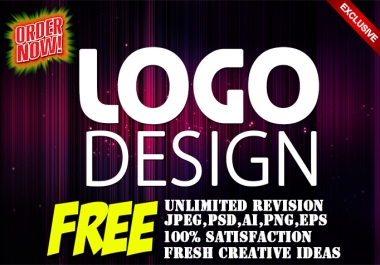 I will do a 3 PROFESSIONAL logos with FREE jpg,  psd,  ai,  and unlimited revisions