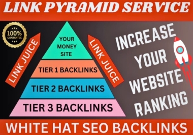 Power Ranking Booster SEO Link Pyramid Google 1st page Guarantee in 25 days