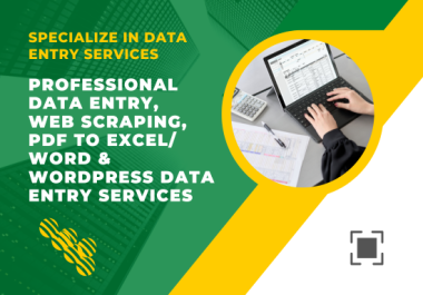 I Will Do Efficient Data Entry for Your Business