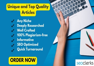 I will write 2 x 500 Unique and Premium Quality Articles