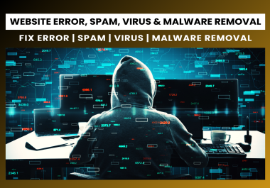 Fix error, spam, virus, malware removal for hacked wordpress website