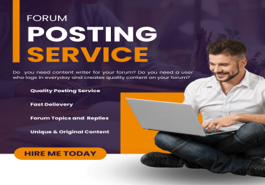 Get Quality Posts on Your Forum