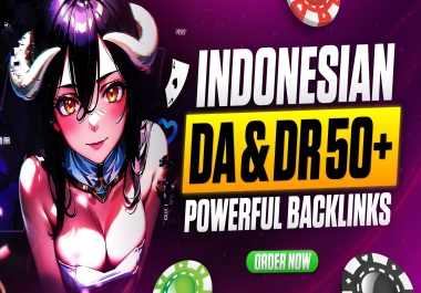 100 Premium Homepage Indonesian PBNs Backlinks Get Fast Ranking on Google 