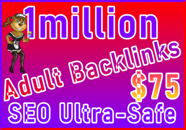 1M Power and Unique Adult Casino Backlinks for easy SEO Service 