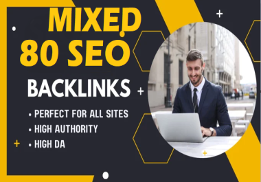 80 DOFOLLOW Mix SEO Backlinks - Web2,  Content submission,  Profile Links for Boost Ranking