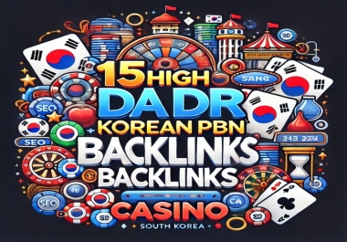 I will Provide 15 HIGH DA DR. KR Korean Pbn Backlinks and BlogRoll Sidebar