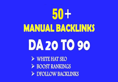 High quality DR 20 to 90 permanent white hat seo dofollow backlinks