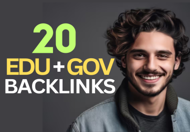 Build 20+ EDO/G0V Unique Domain Dofollow High Quality Backlinks