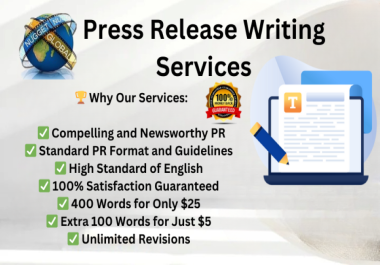 Press Release Writing Services To Skyrocket Your Media Visibility