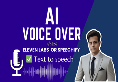 Professional High-Quality AI Voice Over from Your Text