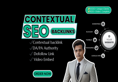 High Authority Contextual Backlinks for SEO ranking