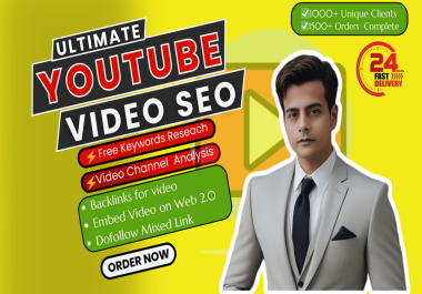 Ultimate Power YouTube Video SEO Service