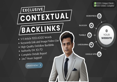 High Authority Contextual Backlinks for SEO ranking