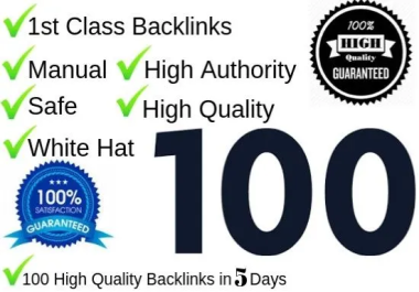 High Domains and High Authority 100 PR-9 SEO Dofollow Permanent Backlinks DA (80-100)