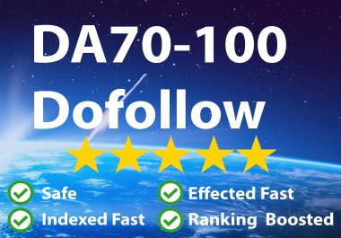 PR9-DA70+ Permanent 5 Dofollow Backlink