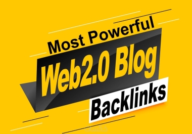 200 backlinks for your wep2 blog,  domain authority from 50 to 70