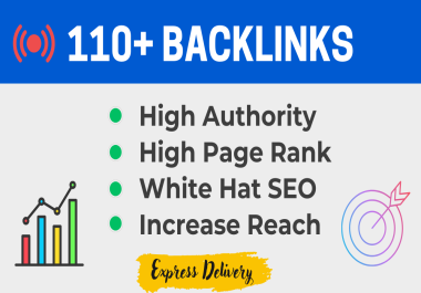 I Will Build 110+ High Authority Backlinks For Your Website