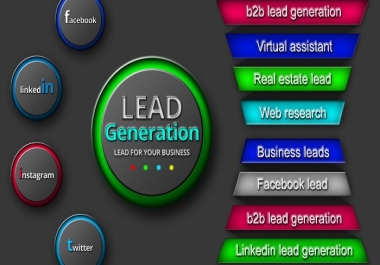 Providing data entry Lead Generation service