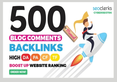 500 high quality seo dofollow manual comment backlinks
